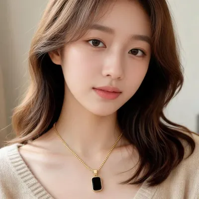 목걸이 남녀공용 커플 레이어드 펜던트 쥬얼리 선물용 기념일 악세사리