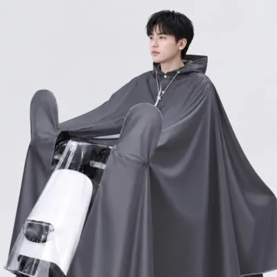 오토바이 배달 라이딩 우비 우의 바이크 비옷 그레이