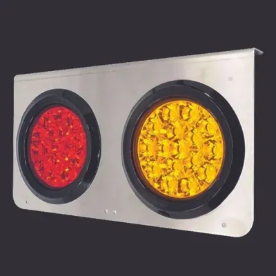 화물차 후미등 24v 사각 스텐판 LED 테일램프 2구