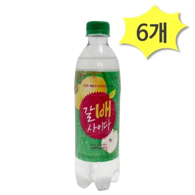 해태 갈배사이다 500ml X 6개
