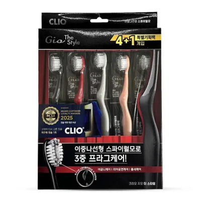 크리오 지오 더 스타일 스파이럴 초극세모 칫솔 5개입