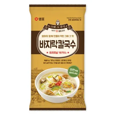 샘표 바지락 칼국수 100g