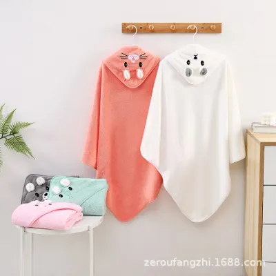 아기판초 도매 아기 포대기 수분 흡수 신생아 아동 가을겨울 A급 목욕 가운 두꺼운 포대기