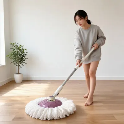 거실 대걸레 바닥청소 밀대 극세사 리필 걸레 먼지 제거용 바닥 닦기 물걸레 청소포