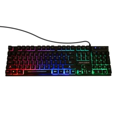 ANYZEN 유선키보드 K260 LED 블랙/USB