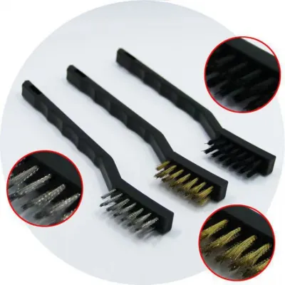 찌든때 탄 냄비 녹 제거 철 브러쉬 와이어 스텐 쇠 솔 3종 세트 RD-10333