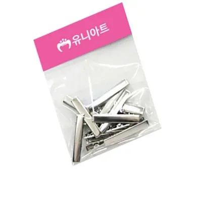 1000 넙적핀 42m 삔만들기부자재 금속집게핀 집게핀부자재