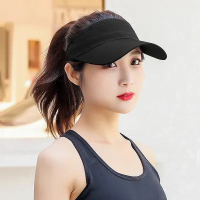 쿨링 메쉬 스포츠 썬캡(블랙) 스포츠썬햇 메쉬캡