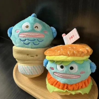 한교동인형 카툰 못생긴 물고기 빅마우스 피시 햄튼 변장 햄버거 아이스크림 귀여운 봉제 인형