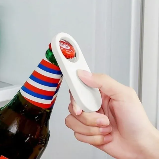 병따개 자석 오프너 화이트 주방 용품