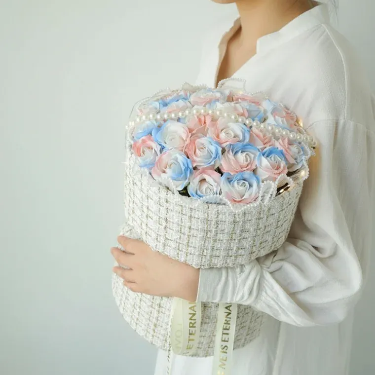 성년의날 기념 비누꽃다발 어버이날 카네이션 선물용 꽃바구니