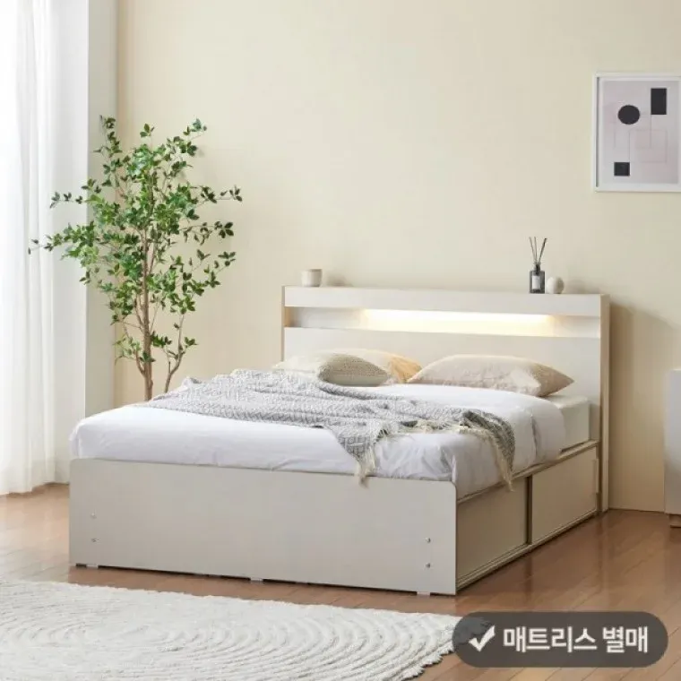 가구산책 슬라이딩 수납침대 Q(B형) (매트 별매) DN7817