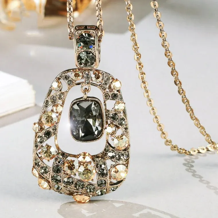 샹들리에 롱 큰 긴 실버 선물용 패션스타일 골드