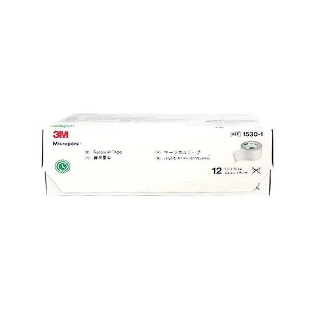 솔벤텀)종이반창고(MICROPORE)흰색 1530-1(1인치)/1BOX(12개)