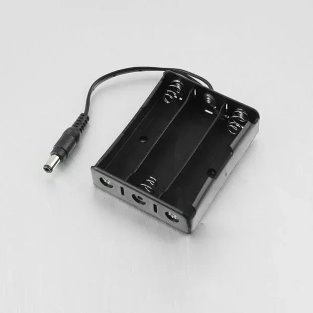 Coms 배터리 홀더 케이스 18650 3구 DC 55(M) 15cm