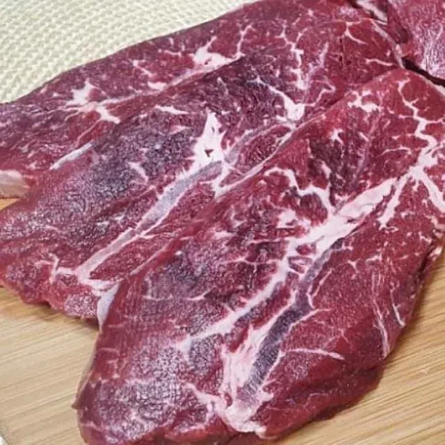 소고기 부채살 스테이크 600g 부채살덮밥 육우 캠핑스테이크