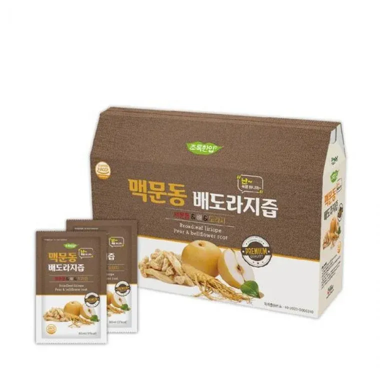 배도라지즙 국내산 80mlx21포 맥문동 엽산 배도라지즙 식품 비타민