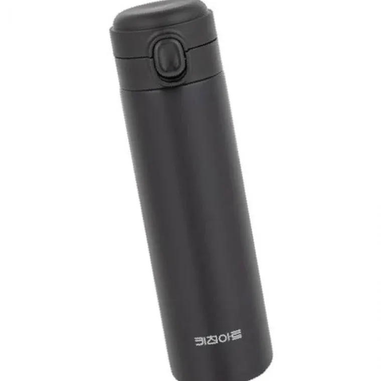 텀블러 500ml 원터치 스텐 보틀 키친아트 블랙 물병