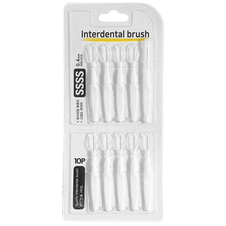 우일 치간칫솔I타입 0.4mm (10P SSSS)8700 치석브러쉬