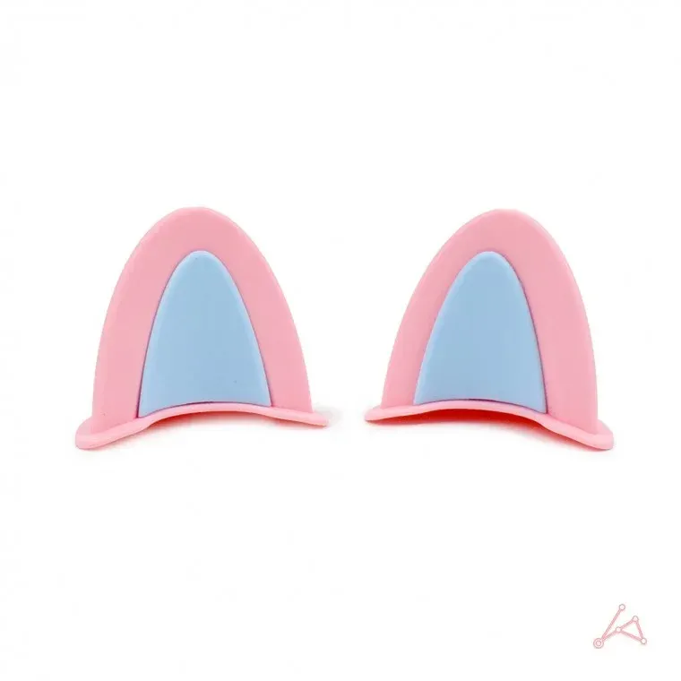 헬멧장식 고양이 귀(한 쌍) 핑크