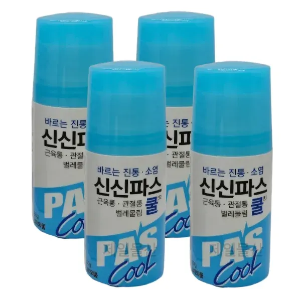 신신파스 바르는 쿨 4개 파프 벌레물림 연고 진통 소염