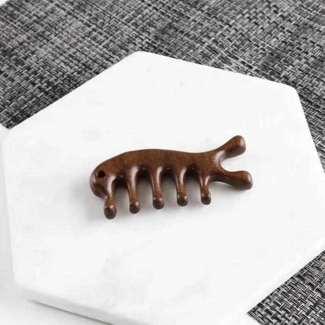 지압 두피괄사 머리 우드 리프팅 승모근 마사지 기 다리 얼굴