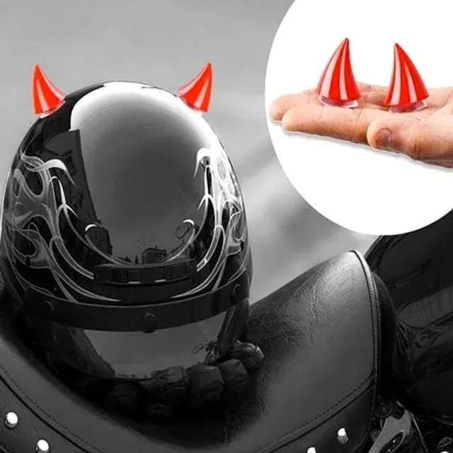 헬멧뿔장식 오토바이튜닝 바이크악세사리 헬멧장식