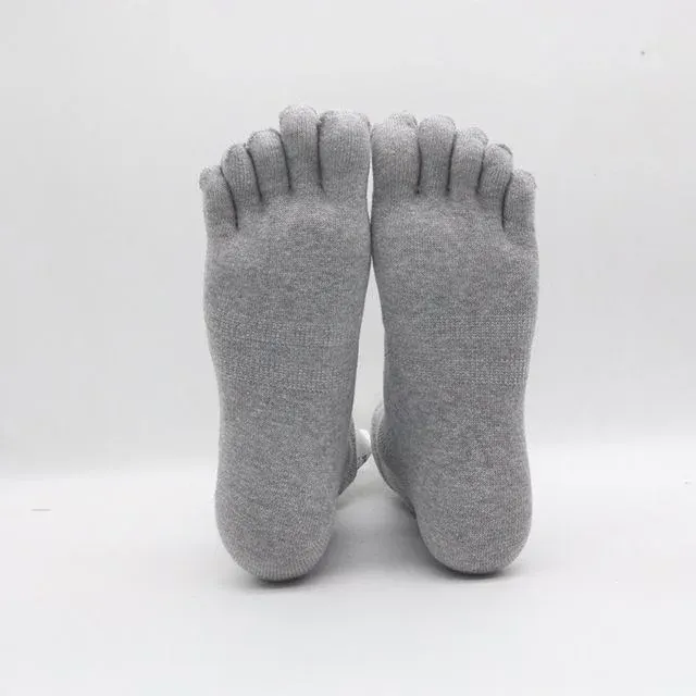 여성용 발가락 장목양말 연회색색 5켤레
