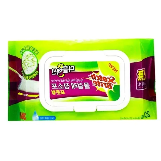 더블액션 물걸레청소포 20매입 28x20cm 청소포리필 3M