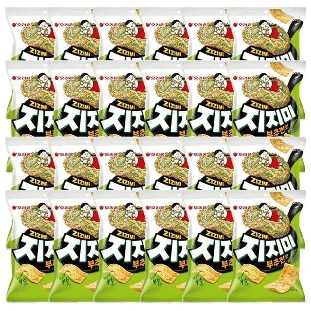 오리온 지지미 부추전맛 58g x 12개 x 2박스