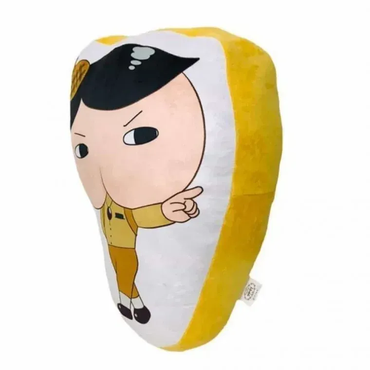 엉덩이탐정 프린트 쿠션 인테리어쿠션 소파등받이쿠션 패브릭쿠션