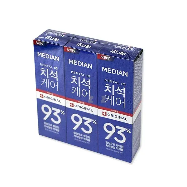 메디안 치석 오리지널 치약 120gX3입 -TJ/칫솔/치실