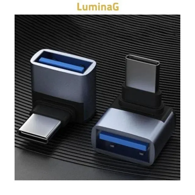 USB 자 90도 OTG 변환 젠더 3.0 usb otg