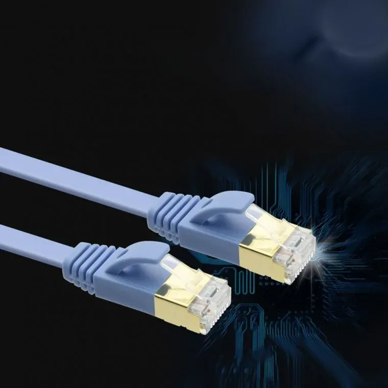 Coms 랜케이블 Cat7 플랫형 15M 랜선 인터넷선 케이블
