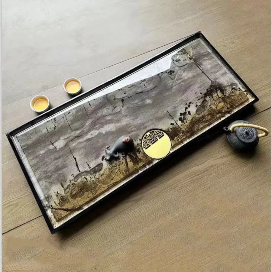 심플 티테이블 다기트레이 차판 02(80cm)(색상)