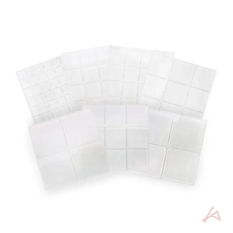 초강력 겔 투명 양면테이프(사각) 10mm 84p