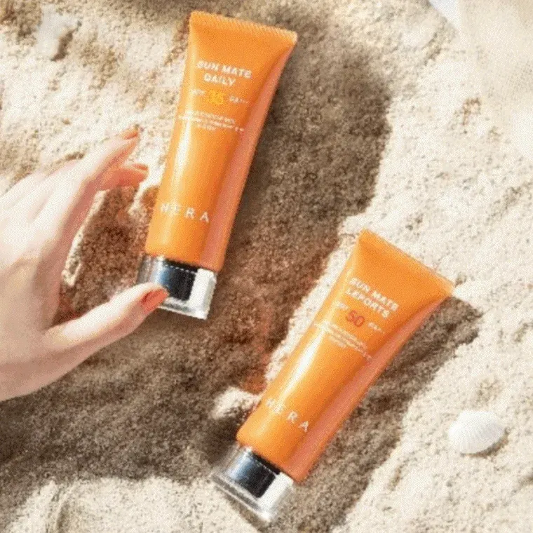 썬 선 크림 해라 70ml 2개 레포츠 정품 spf50 hera sunmate cream