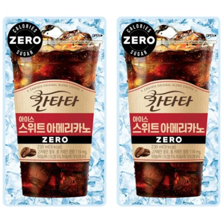 롯데 칸타타 아이스 스위트아메리카노 제로 230ml x 20팩