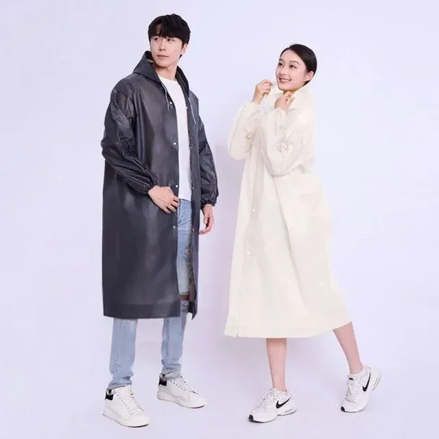 반투명 EVA 컬러 우의