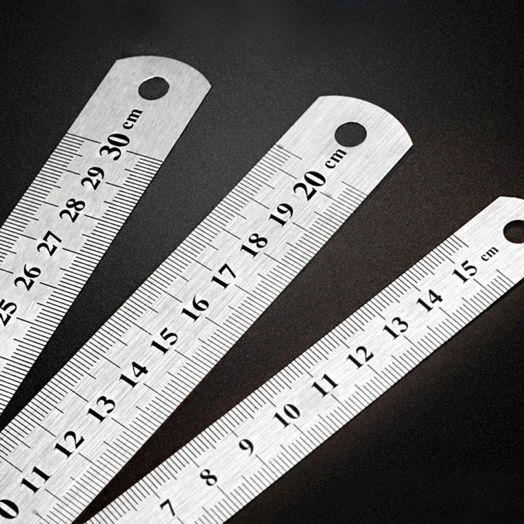 스틸자 스텐 쇠 자 철자 측정용 눈금자 15cm (특가)
