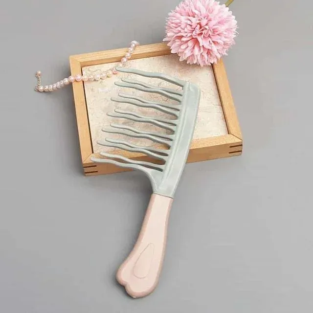 모노리빙 더블 웨이브 볼륨 살리는 도끼빗 헤어빗 두피빗