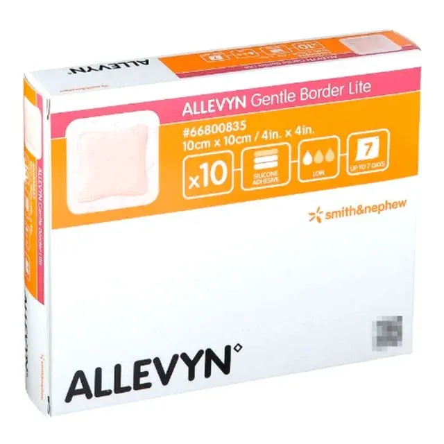 S N 알레빈 ALLEVYN Gentle Border Lite 10X10cm 10개입