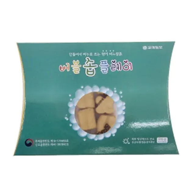 버블솝플레이 비누찰흙 향기 50g 황토