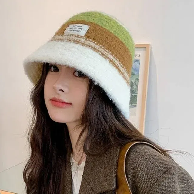 버킷햇 벙거지모자 뽀글이 니트 방한 모자