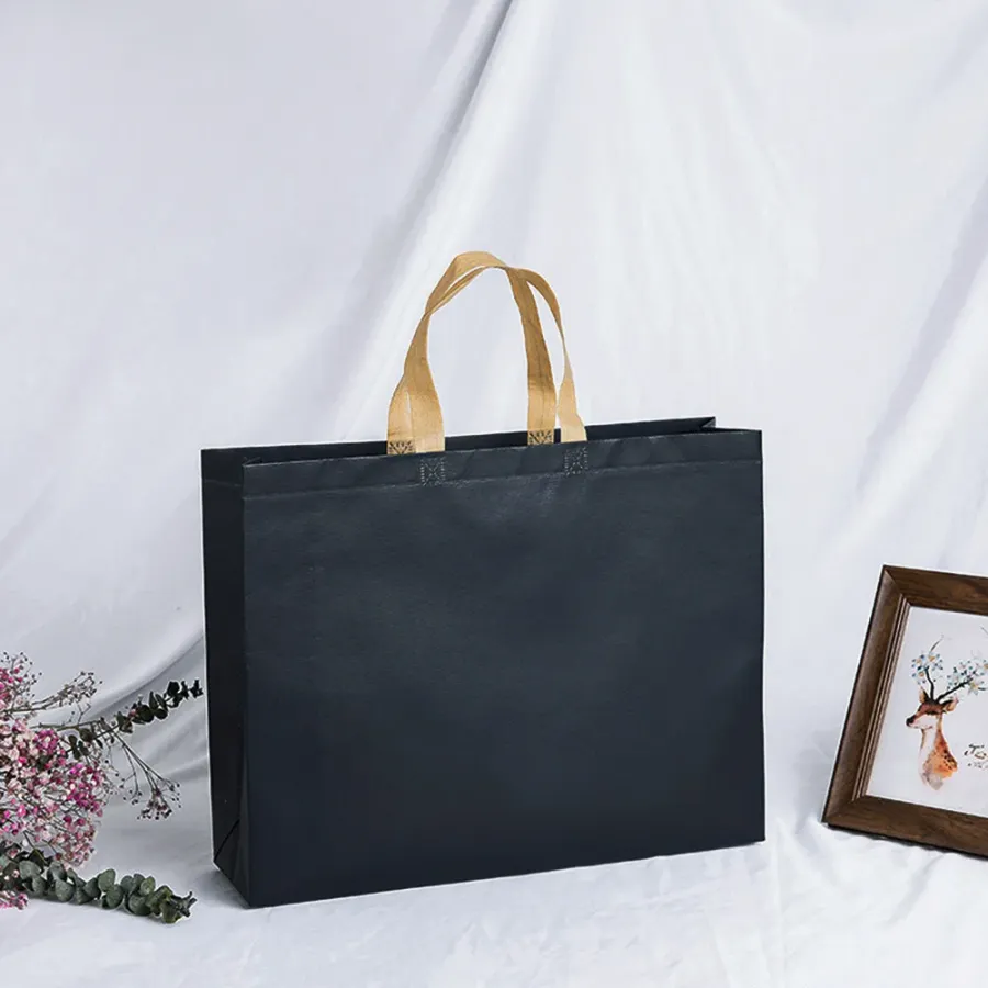 심플 부직포 가방 10p(네이비) (44x33cm) 다용도백