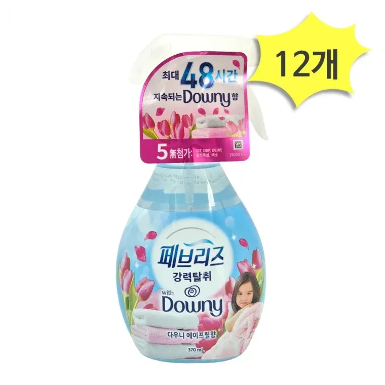 페브리즈 다우니 에이프릴향 370ml x 12개 섬유탈취제