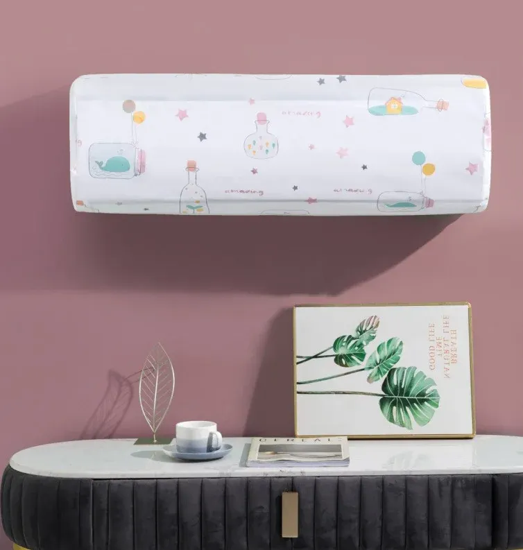 벽걸이 에어컨커버 방수 스판 에어콘 난방기 덮개 보관 카바