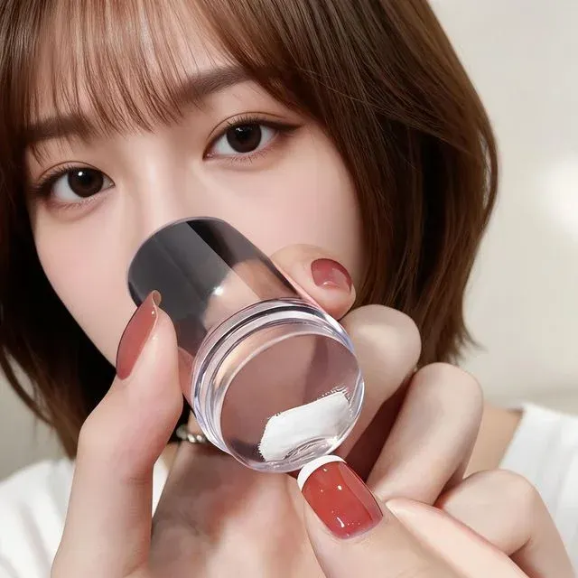 프렌치네일 스탬프 실리콘 도장 셀프 네일아트 스크래퍼 뷰티 도구