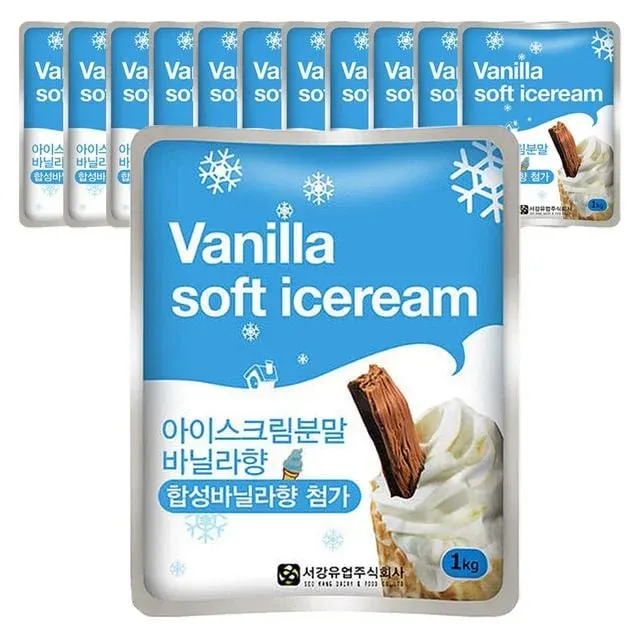 서강 아이스크림 파우더 분말 바닐라향 1kgx12개