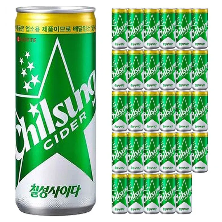 롯데 칠성사이다 245ml x 30캔